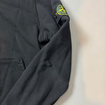 Load image into Gallery viewer, Stone Island Black Zip Up Cotton Hoodie- Large

