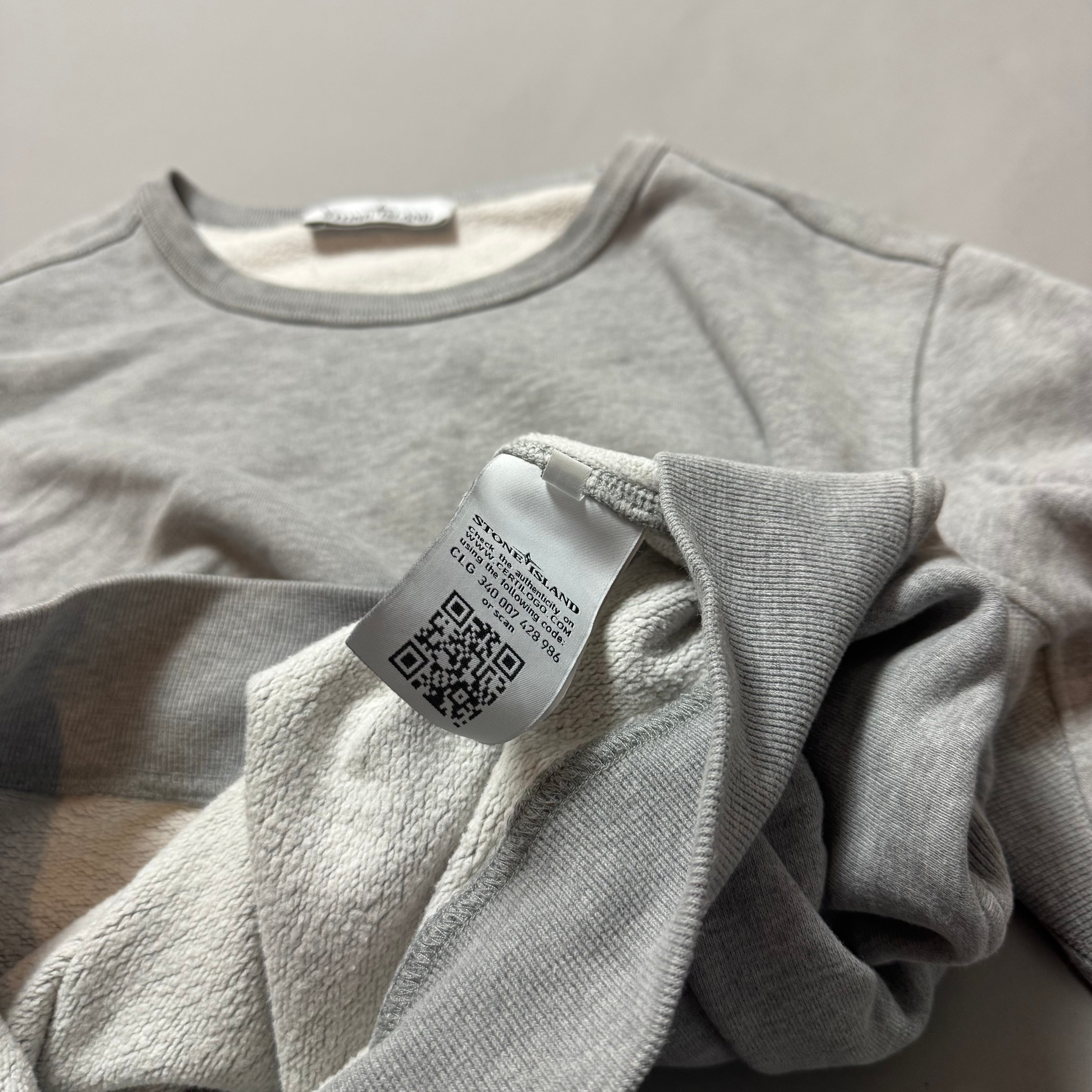 Stone Island Grey Sweatshirt - Large