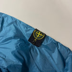 Load image into Gallery viewer, Stone Island Blue Micro Rip Stop Quilted Overshirt - XL
