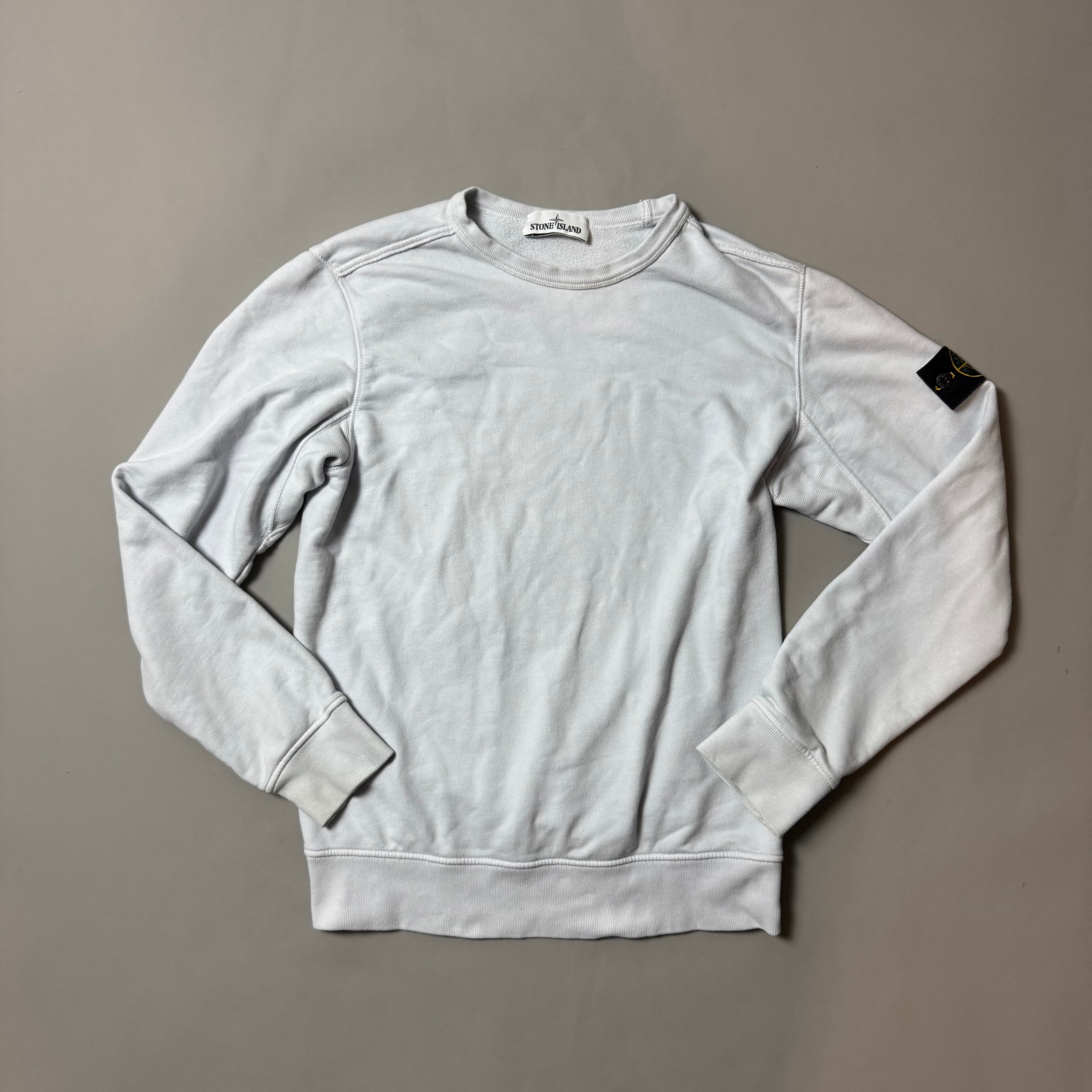 Stone Island Ice Blue Sweatshirt - Medium