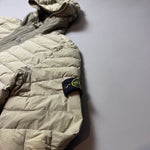 Load image into Gallery viewer, Stone Island Beige Loom Woven Down Chambers Stretch Nylon-Tc Jacket - Medium
