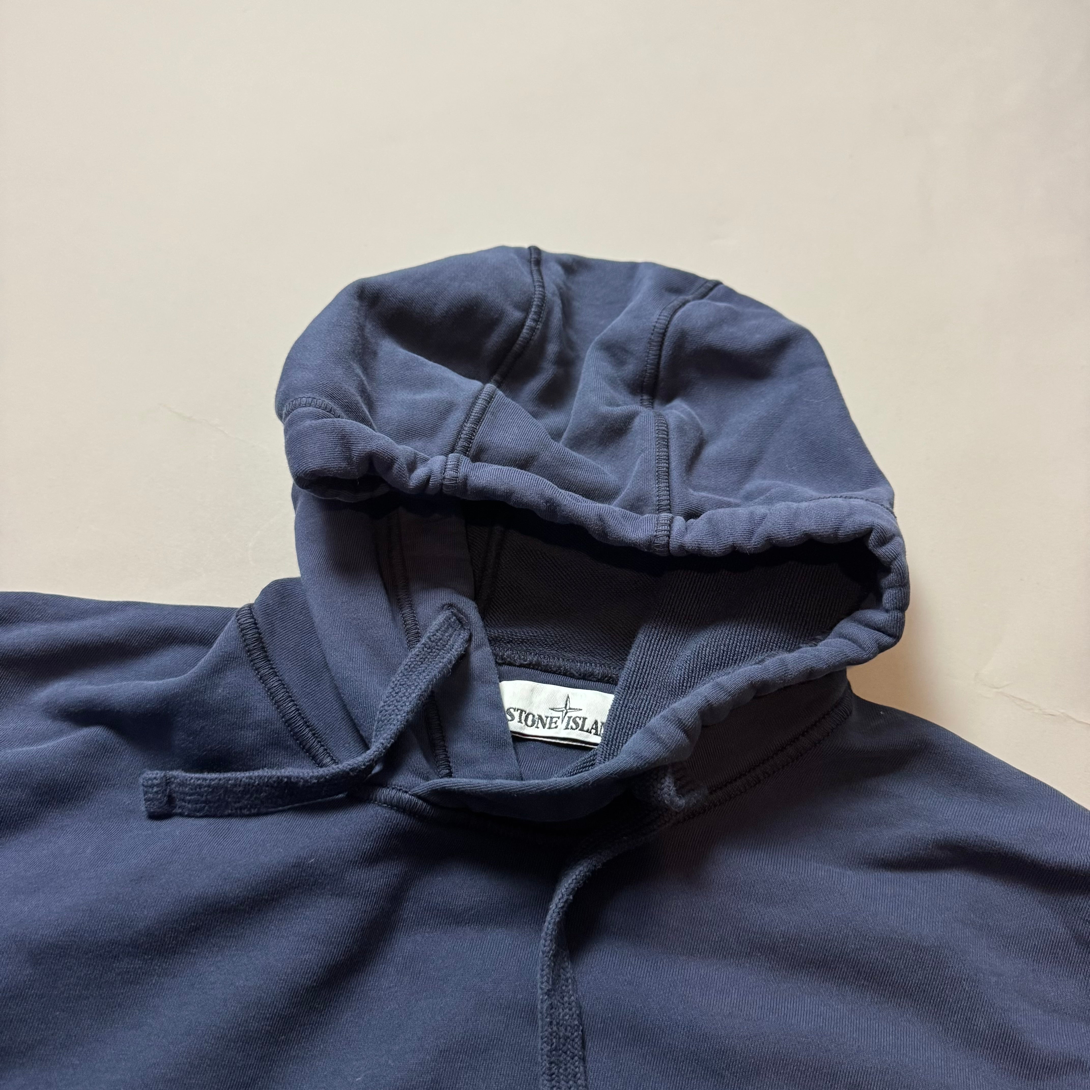 Stone Island Navy Blue Hoodie - XL