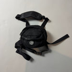 Load image into Gallery viewer, Stone Island Black Cross Body Chest Rig Bag
