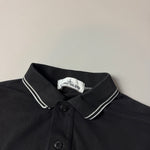 Load image into Gallery viewer, Stone Island Black Polo Shirt - XL
