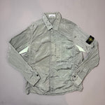 Load image into Gallery viewer, Stone Island Light Green Nylon Metal Shimmer Overshirt - XL
