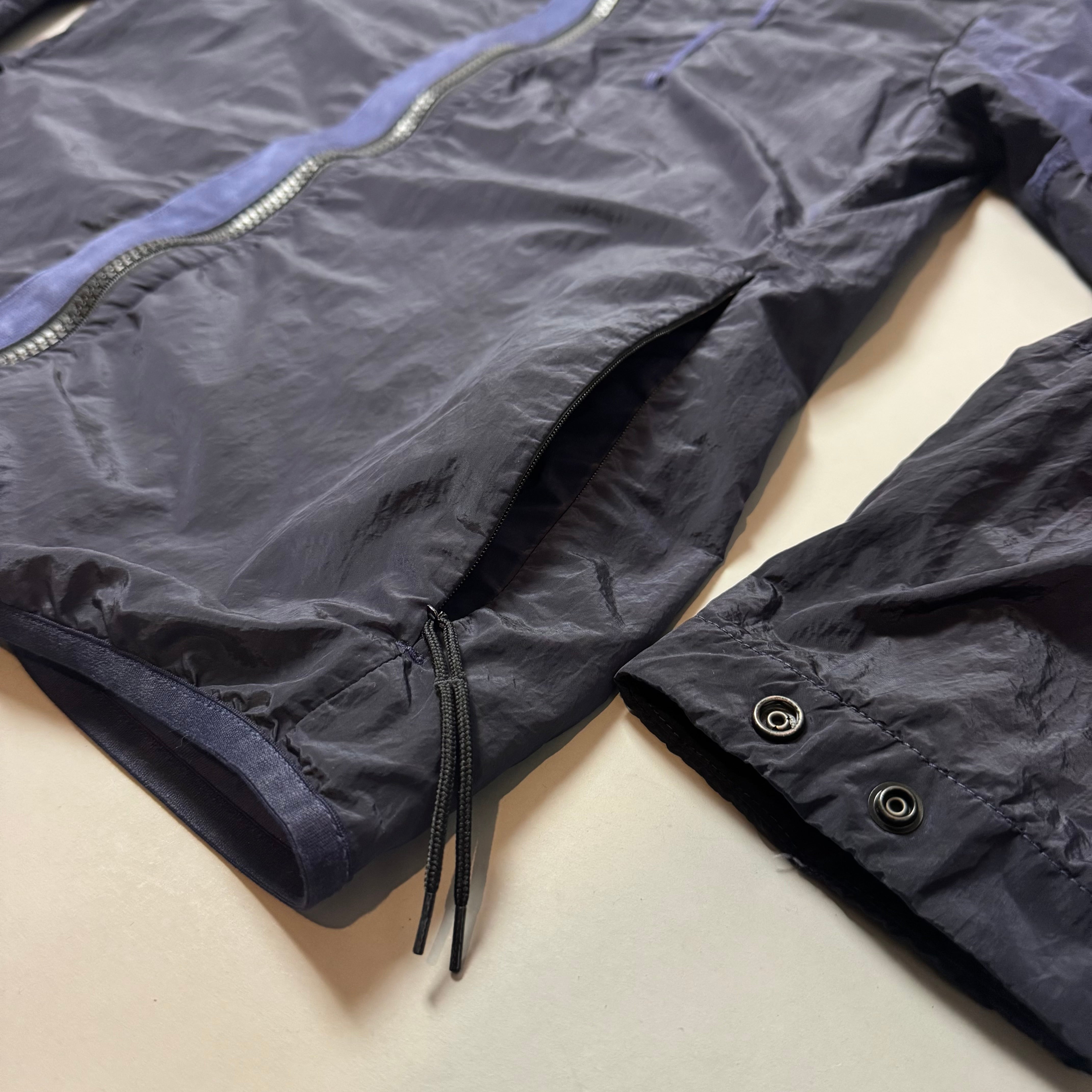 Stone Island Purple Nylon Metal Shimmer Overshirt - Small