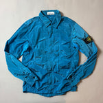 Load image into Gallery viewer, Stone Island Blue Nylon Metal Shimmer Overshirt - Medium
