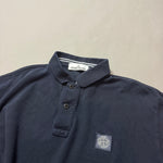 Load image into Gallery viewer, Stone Island Navy Long Sleeve Polo Shirt - XL

