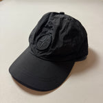 Load image into Gallery viewer, Stone Island Black Nylon Shimmer Cap - Large

