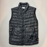Load image into Gallery viewer, Stone Island Black Garment Dyed Down Gilet - Large

