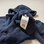 Load image into Gallery viewer, Stone Island Navy Zip Up Hoodie - XL
