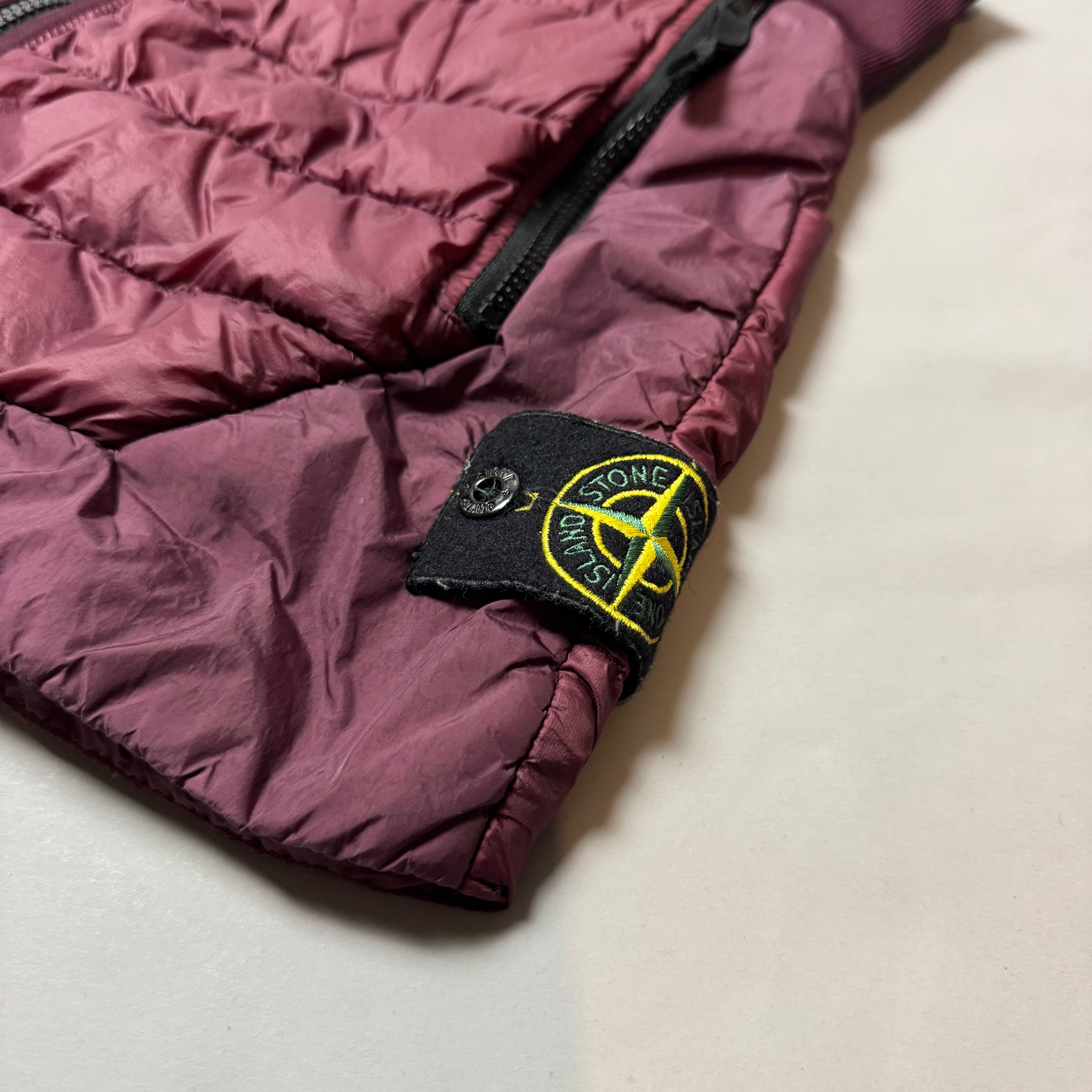 Stone Island Garment Dyed Micro Yarn Down Gilet - Small