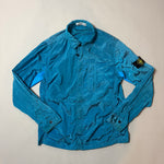 Load image into Gallery viewer, Stone Island Blue Nylon Metal Shimmer Overshirt - Large

