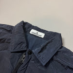 Load image into Gallery viewer, Stone island Blue Nylon Metal Shimmer Overshirt - Medium
