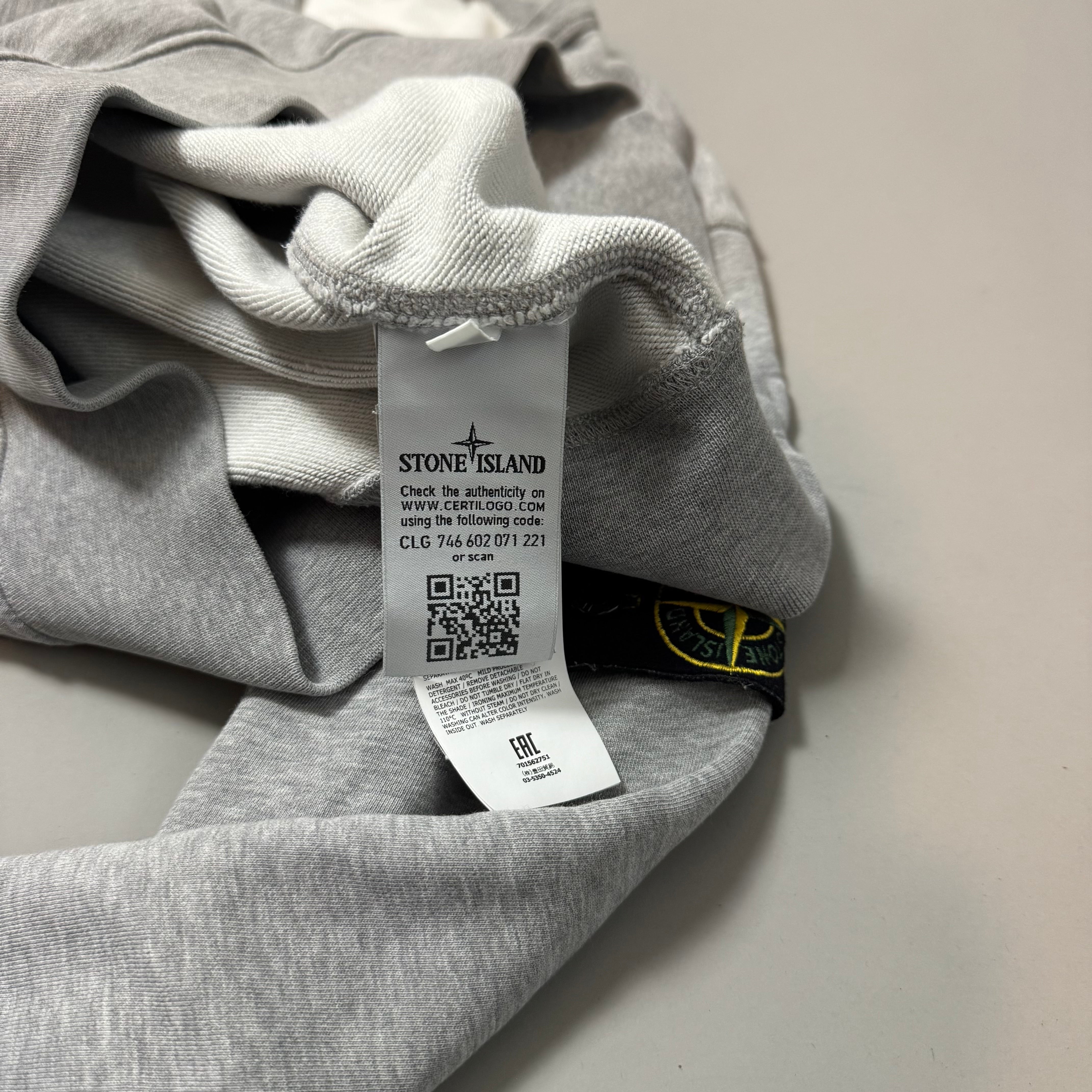 Stone Island Grey Sweatshirt- Medium