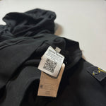 Load image into Gallery viewer, Stone Island Black Cotton Hoodie- Large

