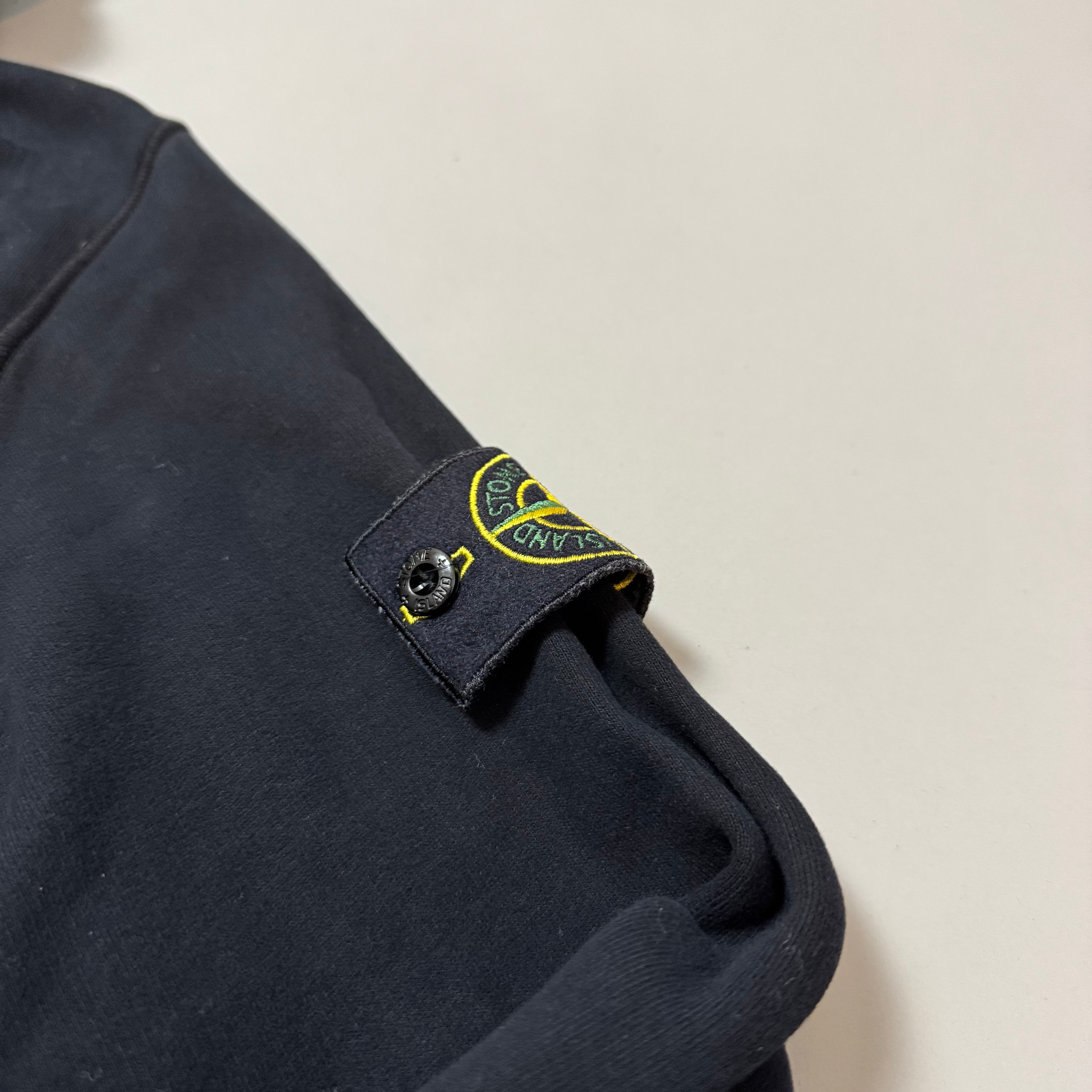 Stone Island Navy Hoodie - Small