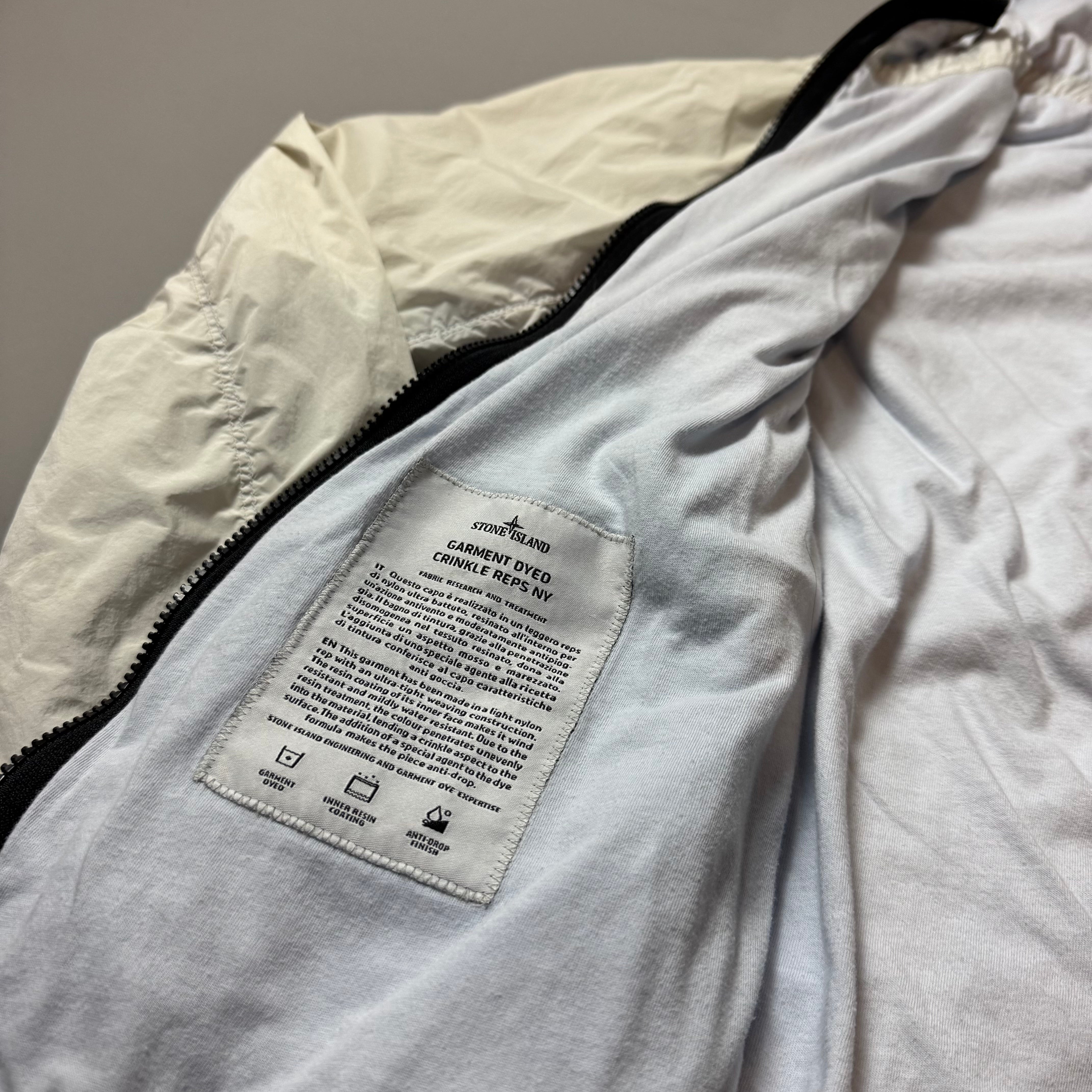 Stone Island Ice Blue Crinkle Reps NY Jacket - Medium