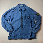Load image into Gallery viewer, Stone Island Navy Cotton Overshirt - XXXL

