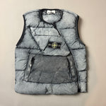 Load image into Gallery viewer, Stone Island Tela Nylon Down Filled Centre Badge Frost Puffer Gilet - Medium
