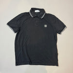 Load image into Gallery viewer, Stone Island Black Polo Shirt - XXL
