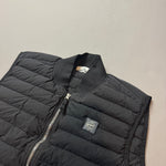Load image into Gallery viewer, Stone Island Black Down Chambers Gilet - Large
