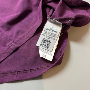 Stone Island Purple Polo Shirt - Small