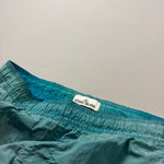 Load image into Gallery viewer, Stone Island Blue Nylon Metal Shimmer Shorts - Medium
