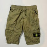 Load image into Gallery viewer, Stone Island Green RE-T Cargo Shorts - W30
