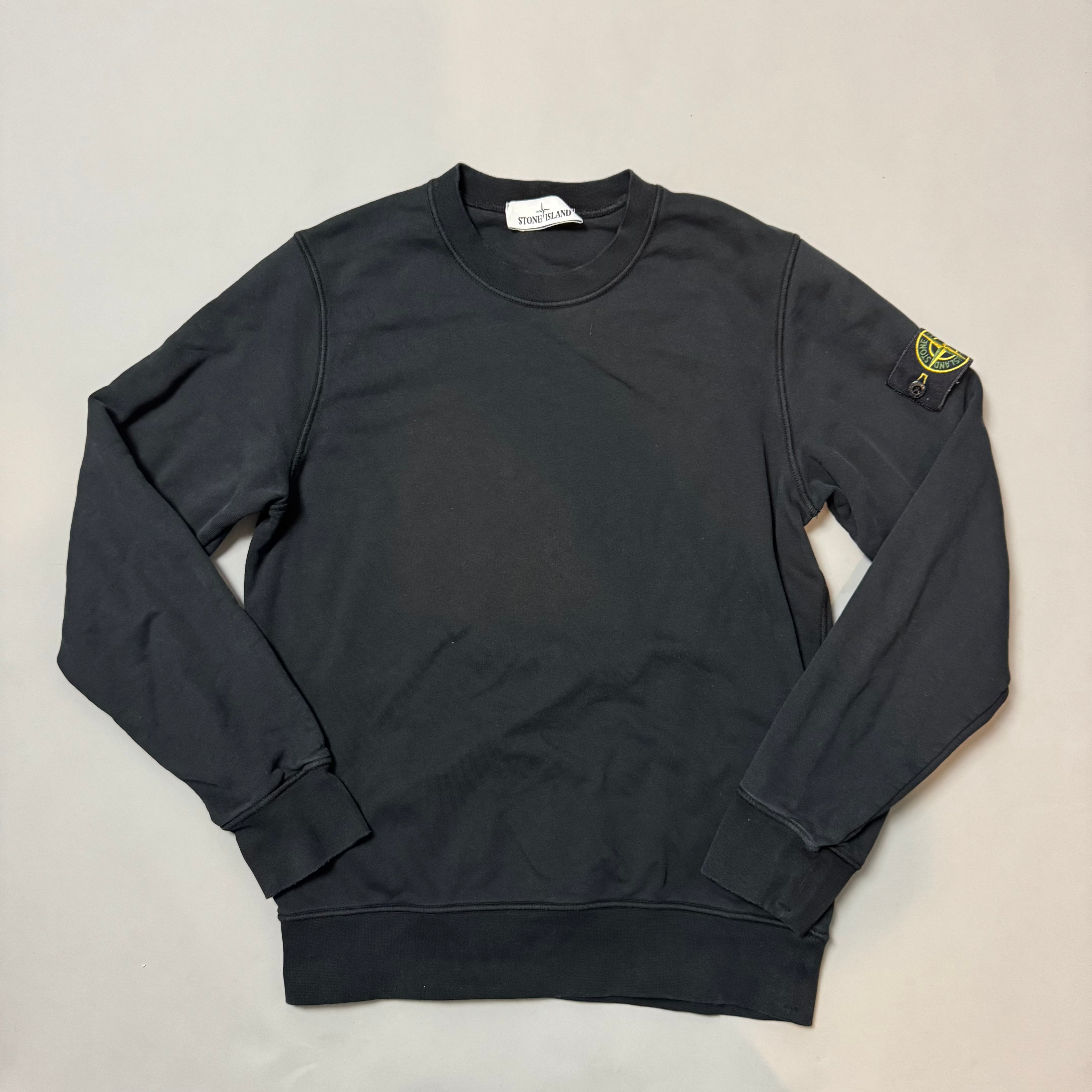 Stone Island Black Sweatshirt - Small
