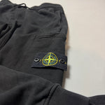Load image into Gallery viewer, Stone Island Black Joggers - Medium
