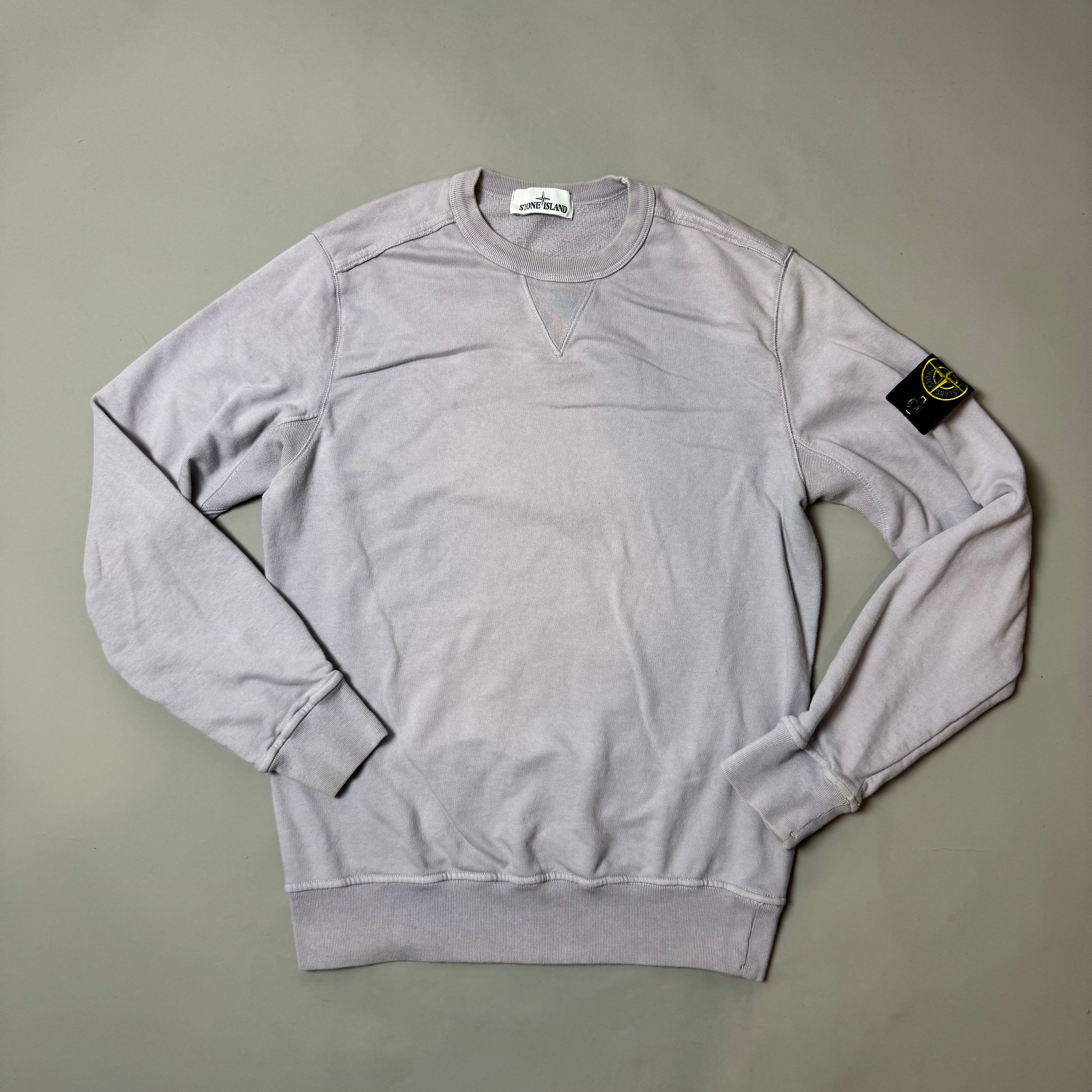 Stone Island Lavender Sweatshirt - Medium
