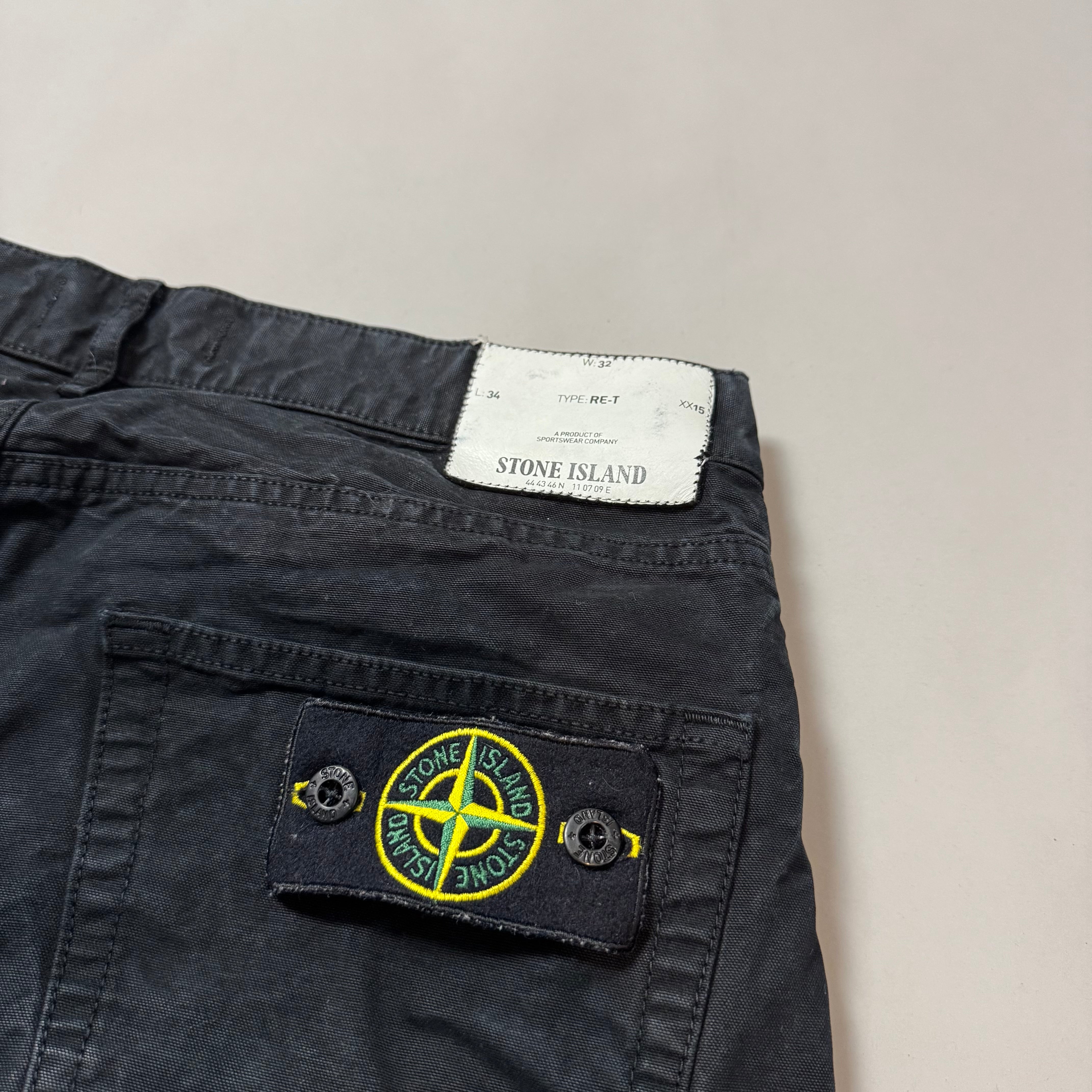 Stone Island Black Jeans - W32