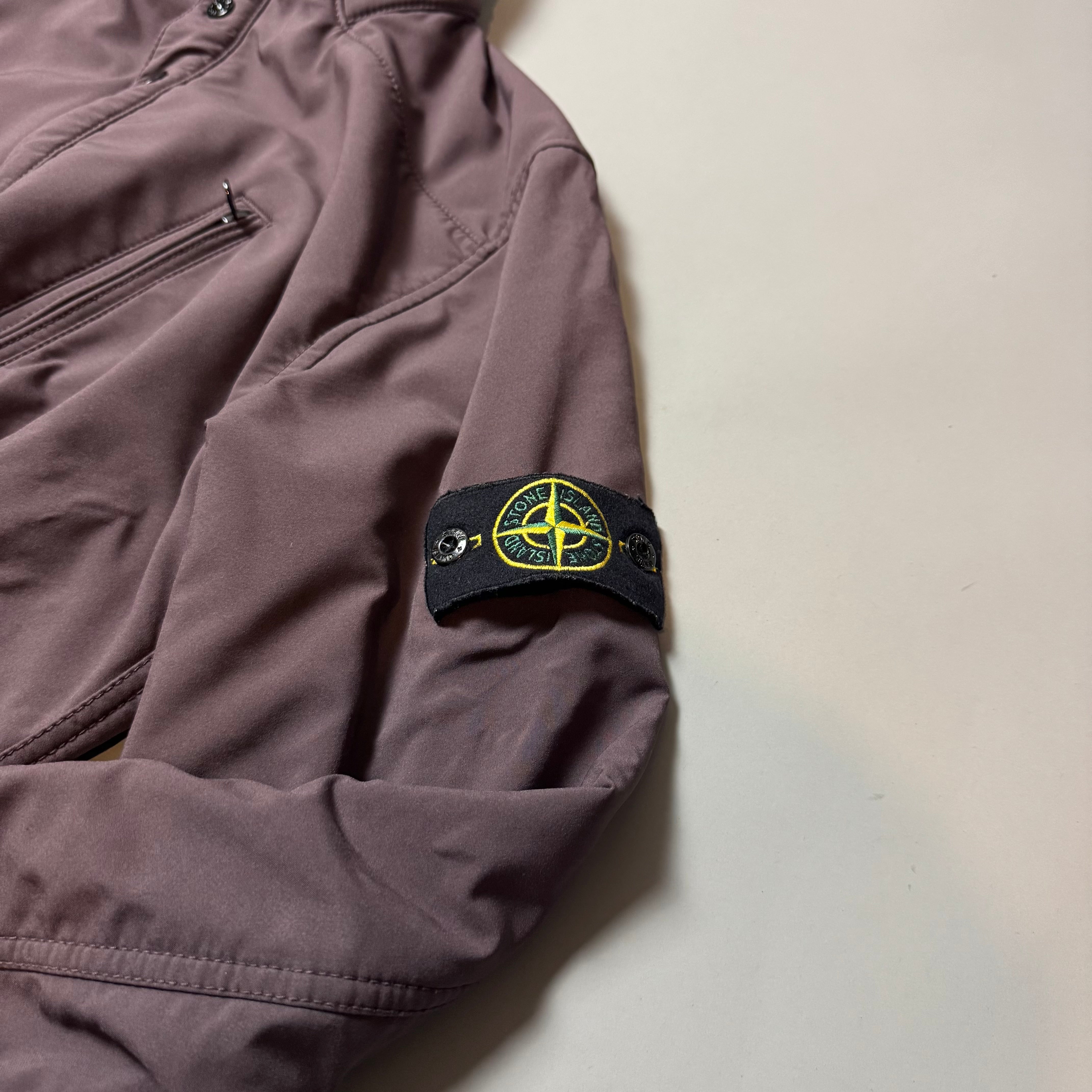 Stone Island Burgundy Soft Shell R - XL