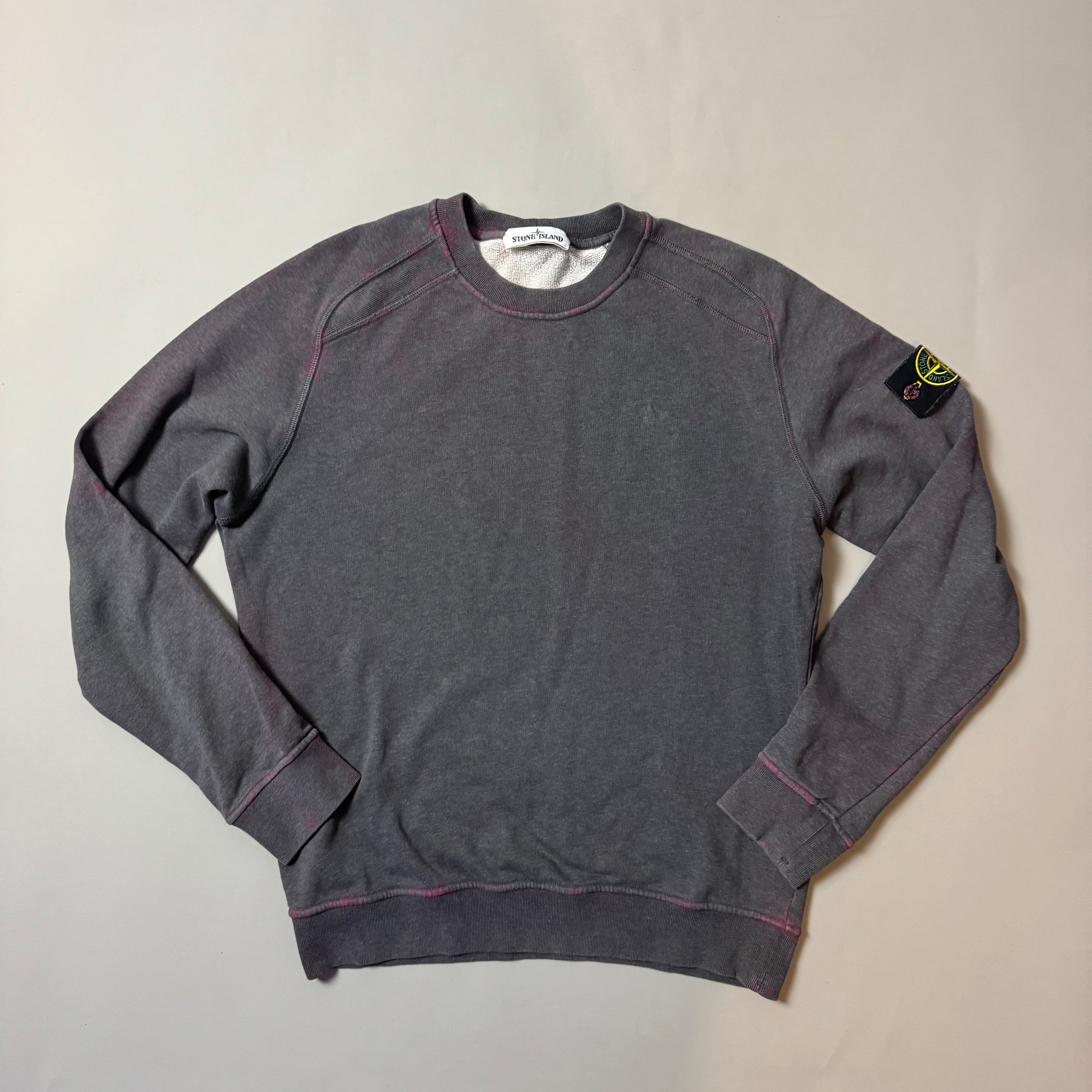Stone Island Dust Red Treatment Sweatshirt - Medium