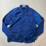 Load image into Gallery viewer, Stone Island Blue Nylon Metal Shimmer Overshirt - XXXL
