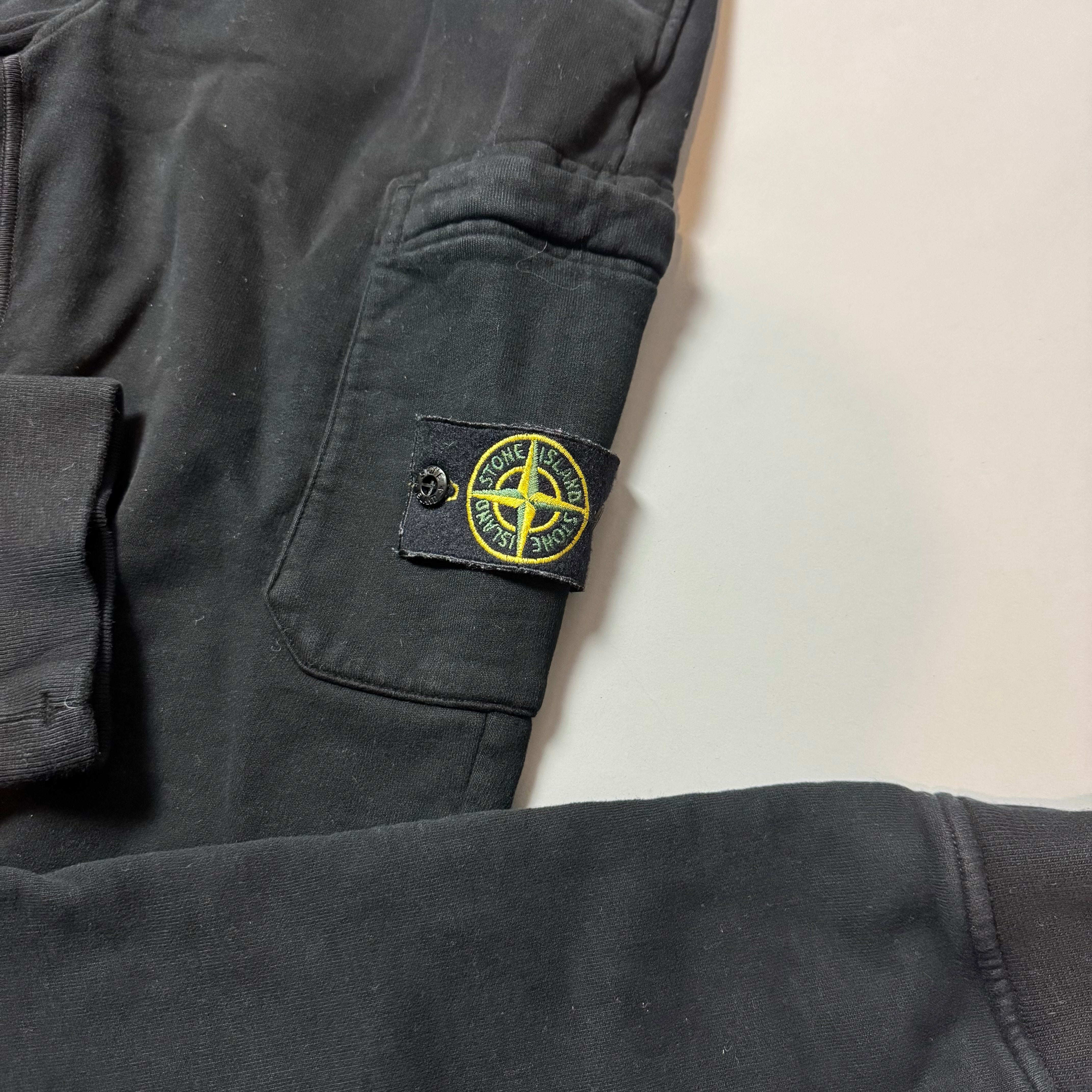Stone Island Black Joggers - Large