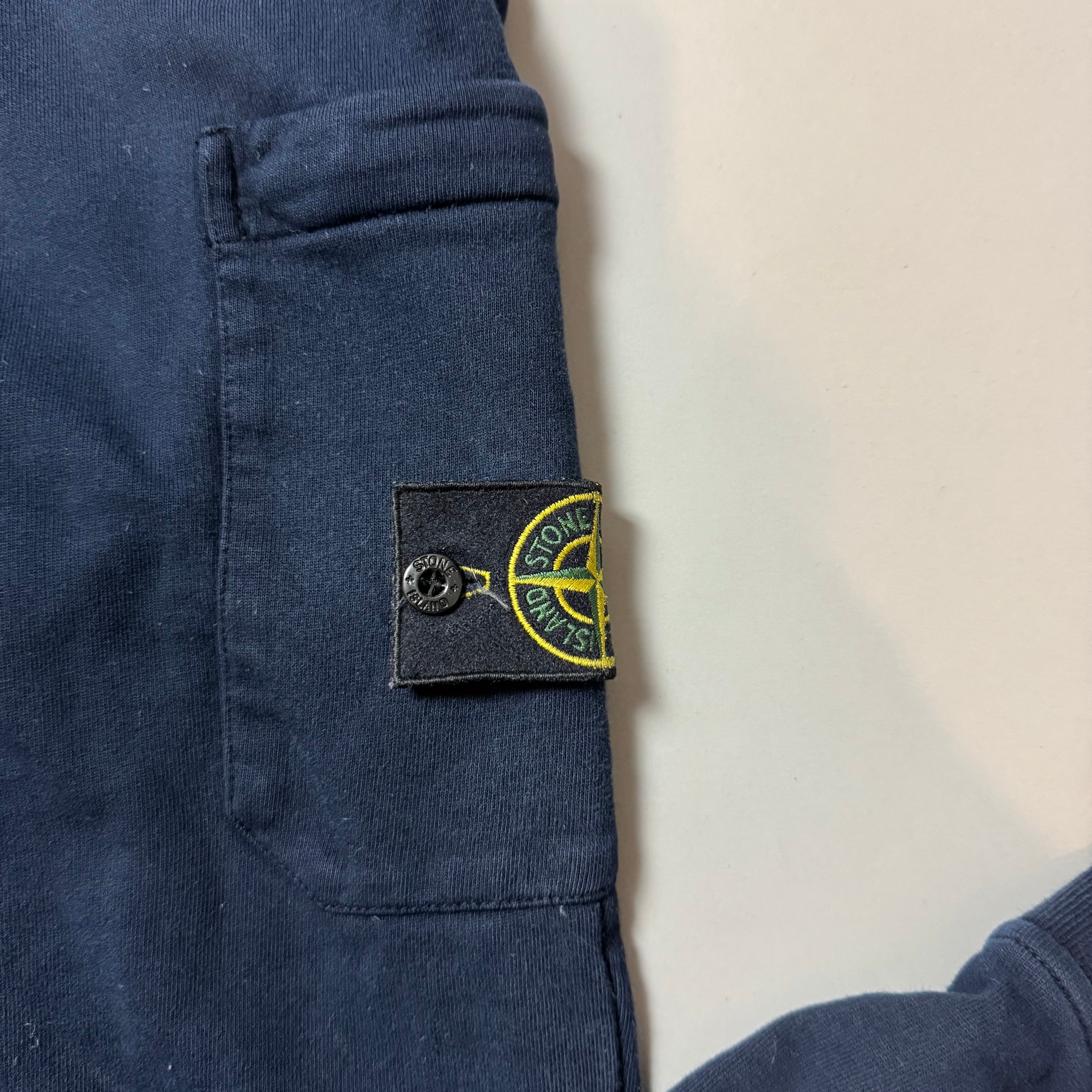Stone Island Navy Joggers - Medium