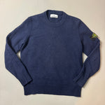 Load image into Gallery viewer, Stone Island Navy Knitted Sweatshirt - Small
