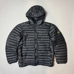 Load image into Gallery viewer, Stone Island Black Loom Woven Down Chambers R Nylon Down TC Jacket - Medium
