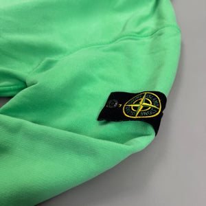Stone Island Bright Green Hoodie - Large