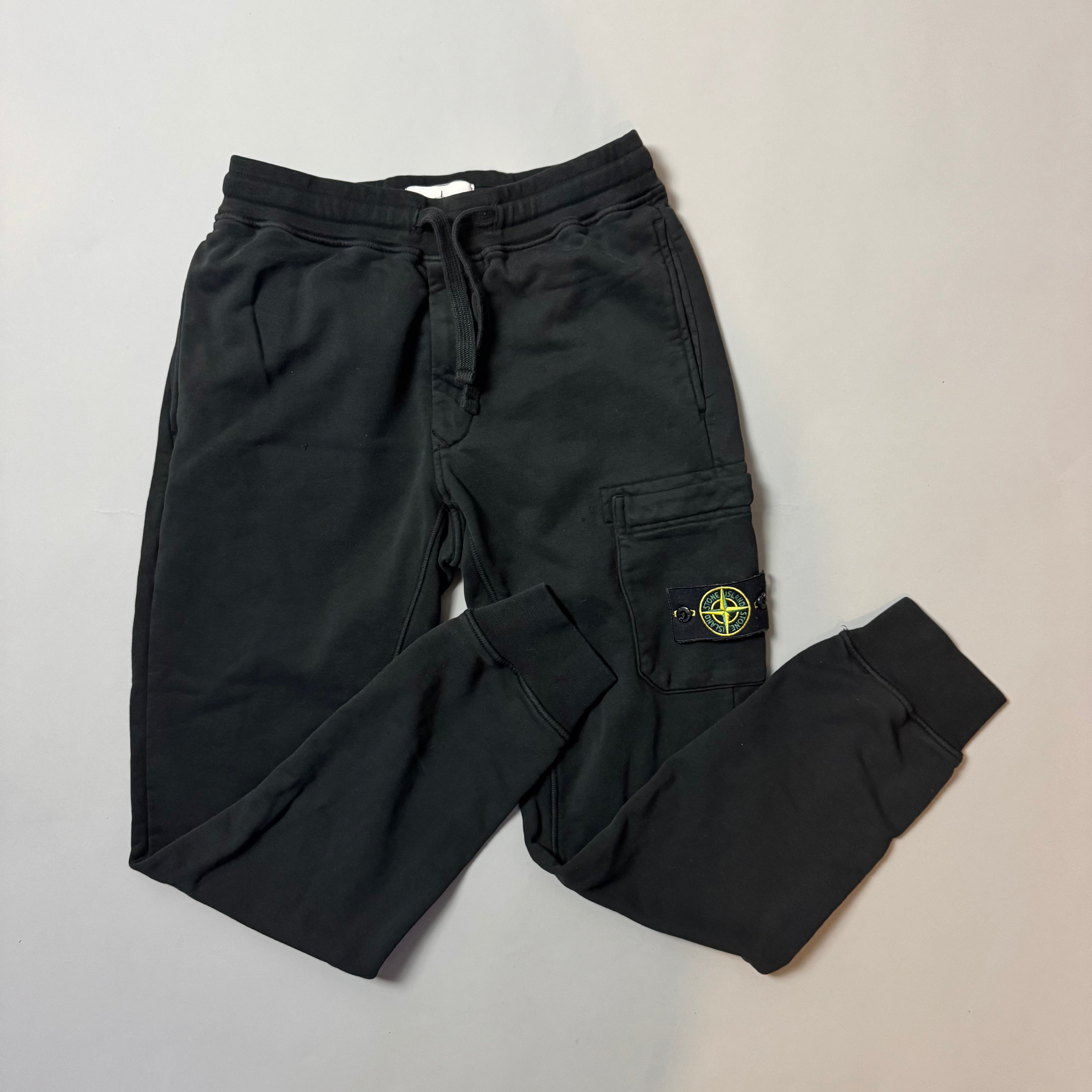 Stone Island Black Joggers - Small