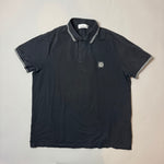 Load image into Gallery viewer, Stone Island Black Polo Shirt - XXXL
