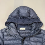 Load image into Gallery viewer, Stone Island Navy Garment Dyed Micro Yarn Down Jacket - Medium
