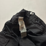 Load image into Gallery viewer, Stone Island Black RE-T Cargo Trousers - W36
