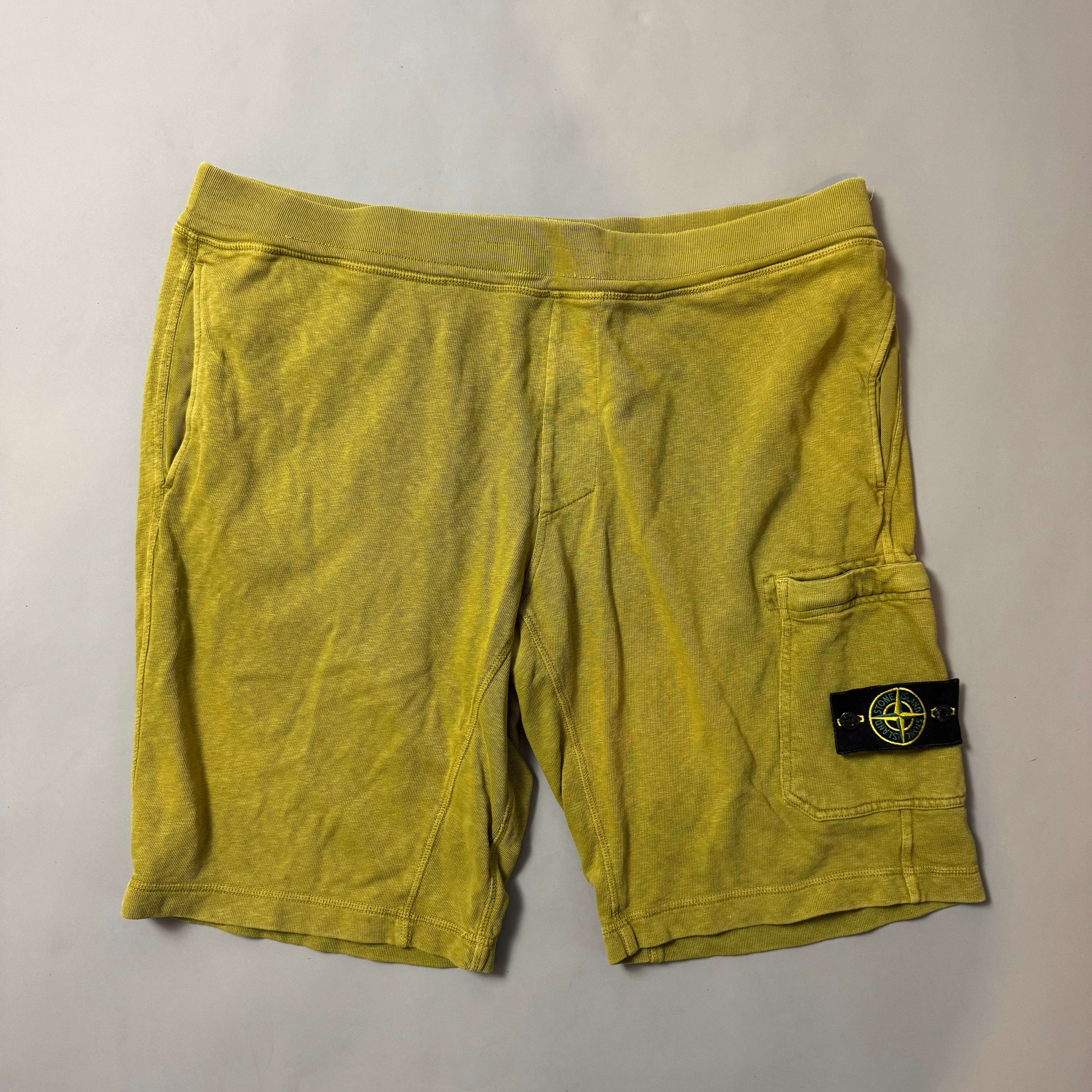 Stone Island Yellow Shorts - XL
