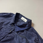 Load image into Gallery viewer, Stone island Navy Blue Nylon Metal Shimmer Overshirt - Medium
