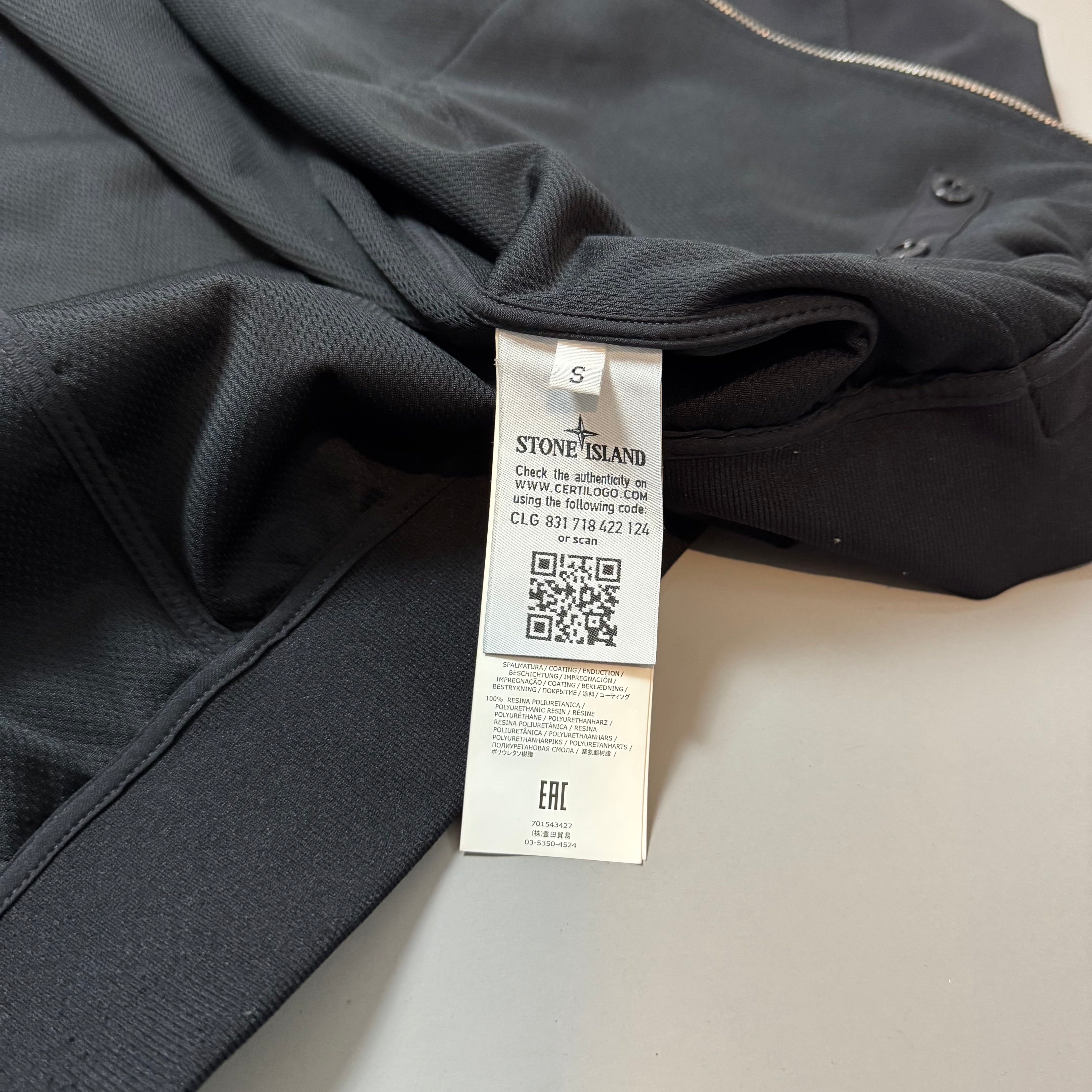 Stone Island Black Soft Shell R - Small