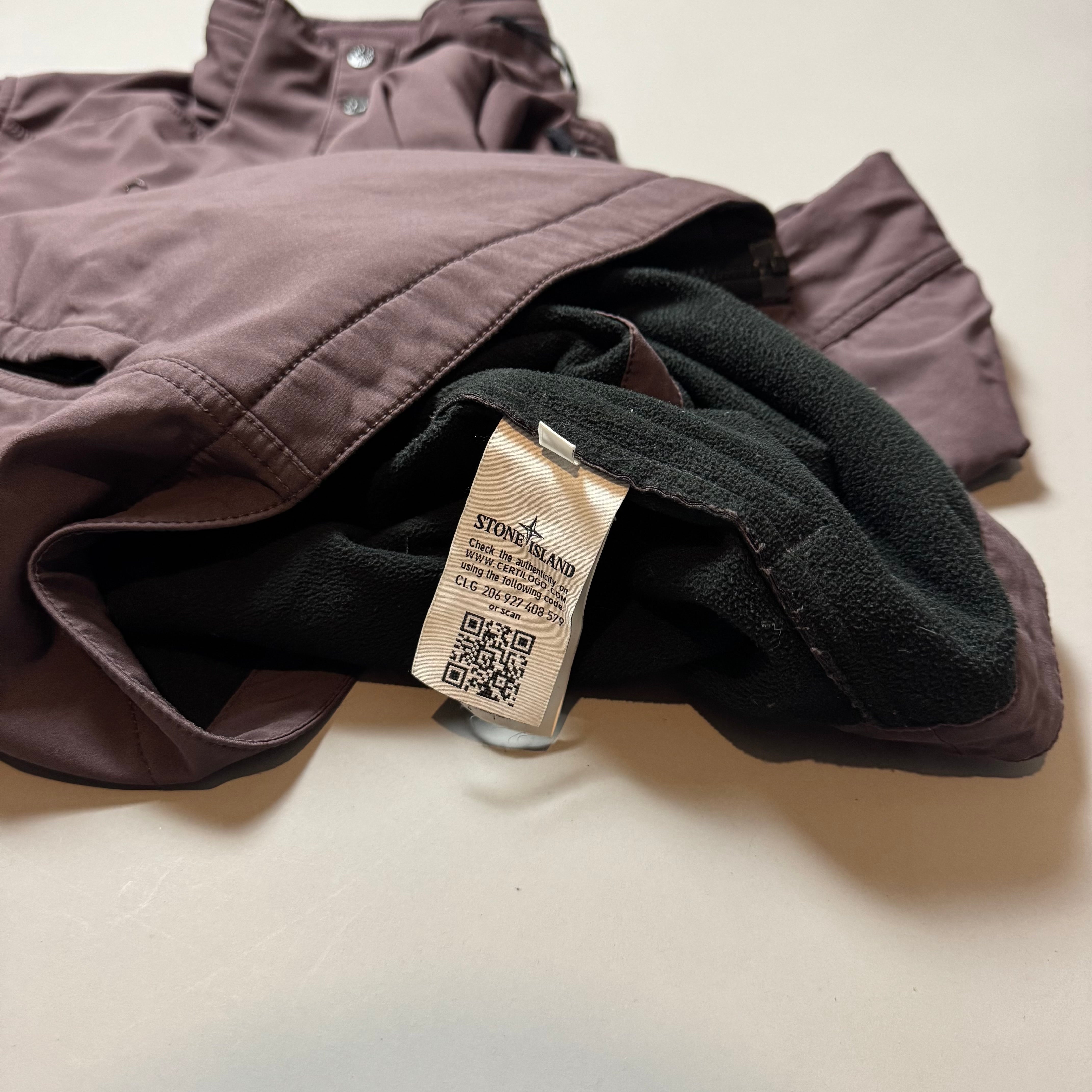 Stone Island Burgundy Soft Shell R - XL