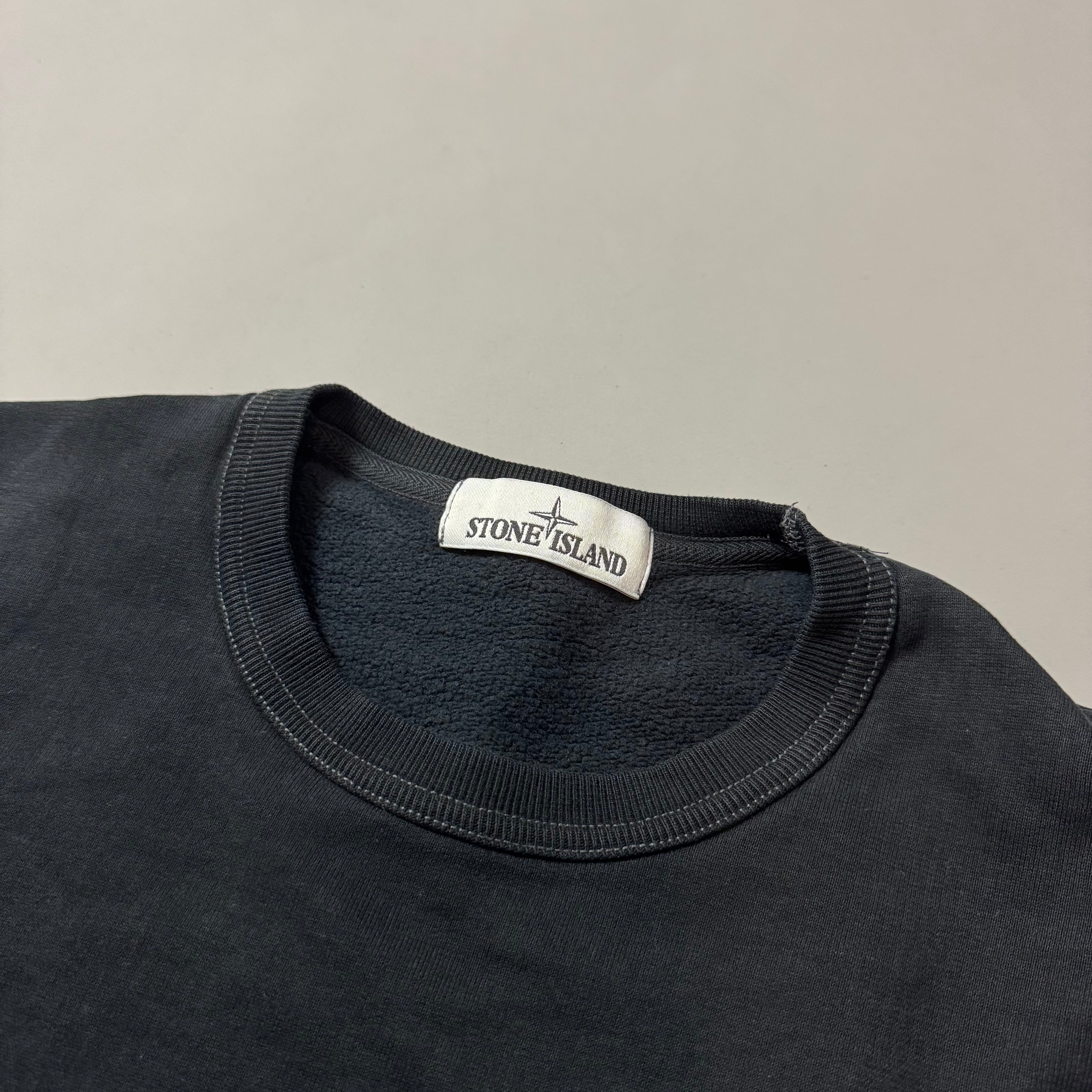 Stone Island Black Sweatshirt - Medium